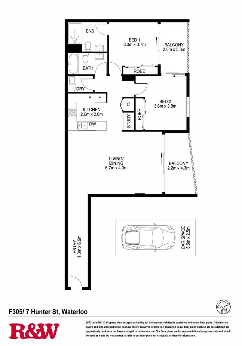 F305/7 Hunter Street Waterloo F305/7 Hunter Street Waterloo