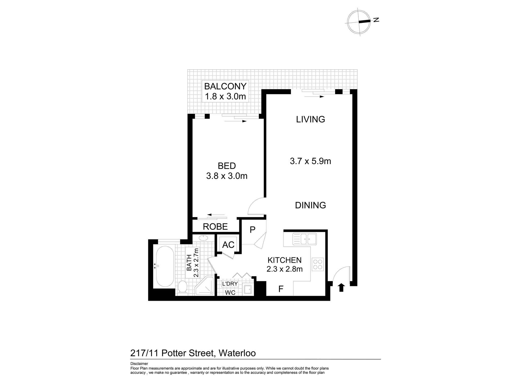 217/11 Potter Street Waterloo