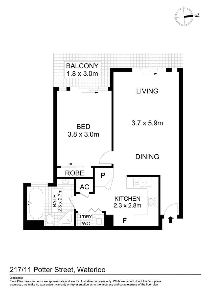 217/11 Potter Street Waterloo